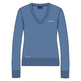 HV Polo Classy Cable Knit Sweater #colour_riviera-blue