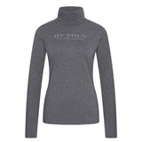 HV Polo Adeline Ladies Rolled Neck Top #colour_antracite-heather