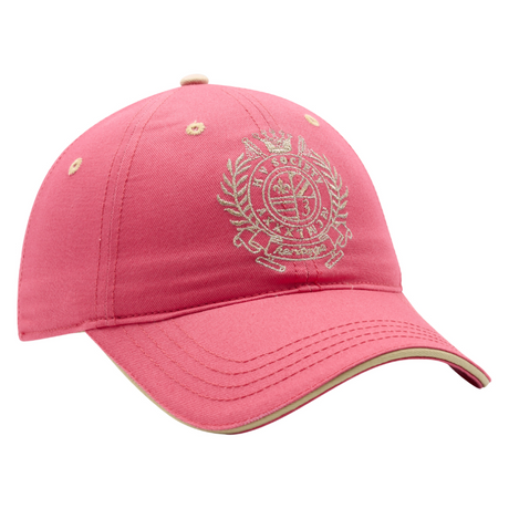 HV Polo Favouritas Baseball Cap #colour_dark-tulip-pink-silver