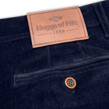 Hoggs of Fife Cairnie Men's Comfort Stretch Cord Trousers #colour_marine