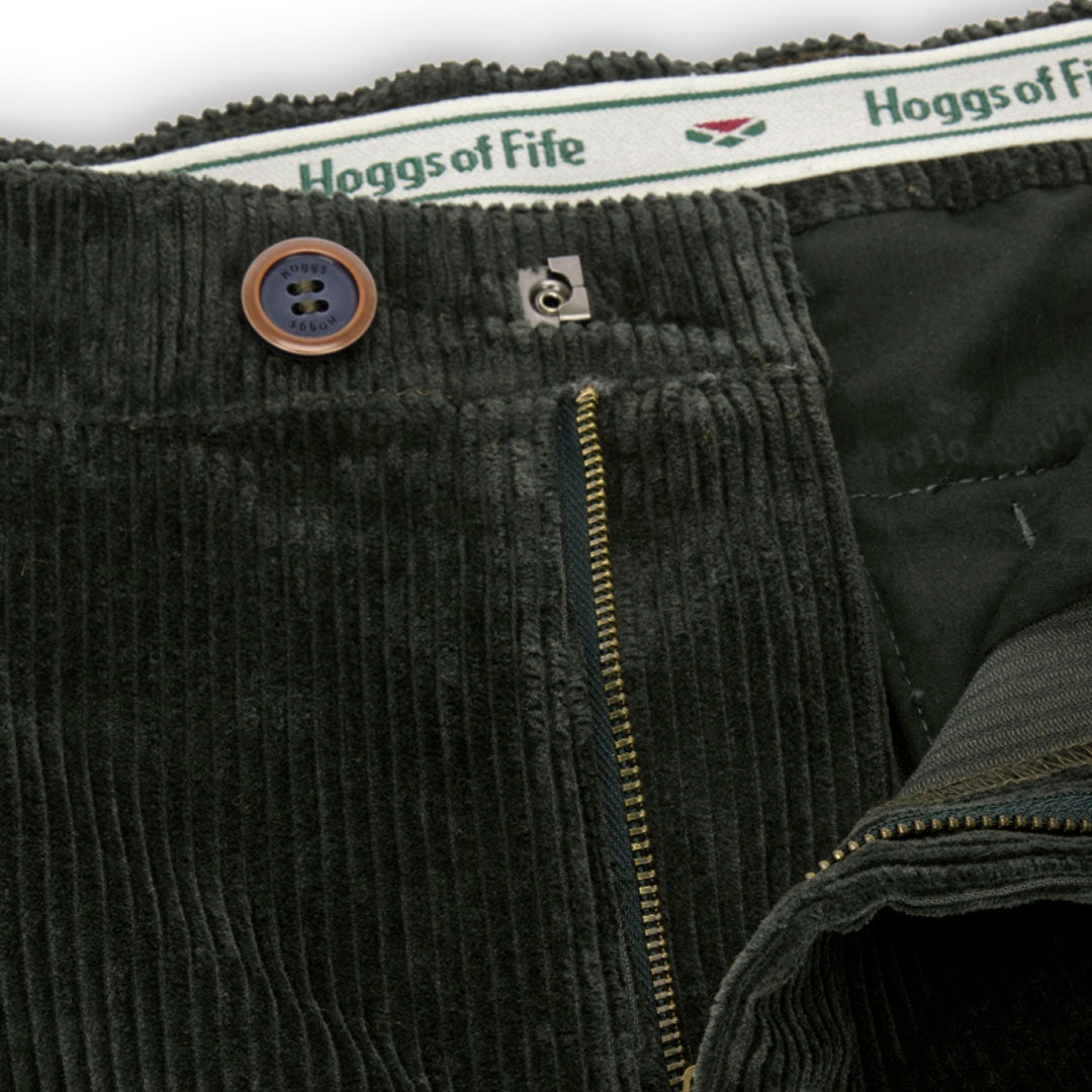 Hoggs of Fife Callander Men's Heavyweight Cord Trousers #colour_olive