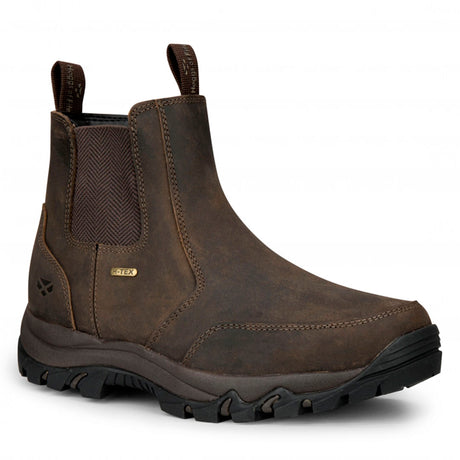Hoggs of Fife Creagan Waterproof H-Tex Dealer Boots #colour_waxy-brown