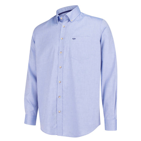 Hoggs of Fife Dunedin Men's Oxford Shirt #colour_blue