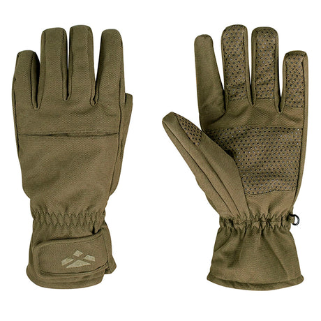 Hoggs of Fife Kincraig Waterproof Gloves #colour_olive-green