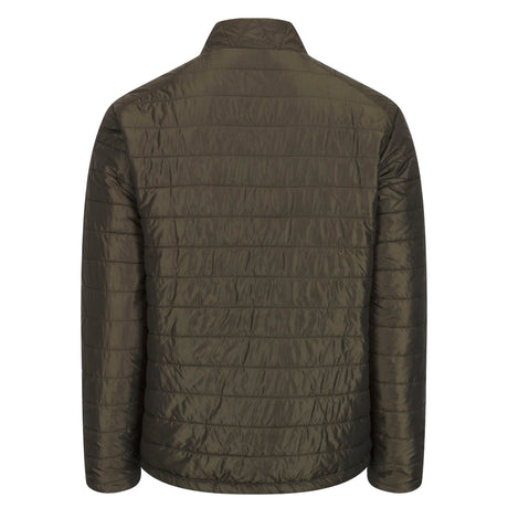 Hoggs of Fife Kingston Men's Lightweight Quilted Jacket #colour_olive-green-wine