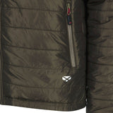 Hoggs of Fife Kingston Men's Lightweight Quilted Jacket #colour_olive-green-wine