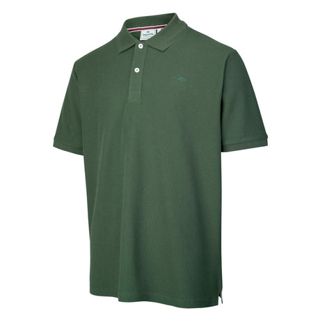 Hoggs of Fife Largs Men's Pique Polo Shirt #colour_bottle-green