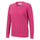 Hoggs of Fife Lauder Ladies Cable Knit Sweatshirt #colour_cerise