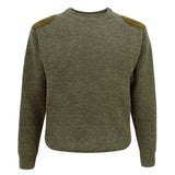 Hoggs of Fife Melrose Men's Hunting Pullover Sweatshirt #colour_soft-marled-green