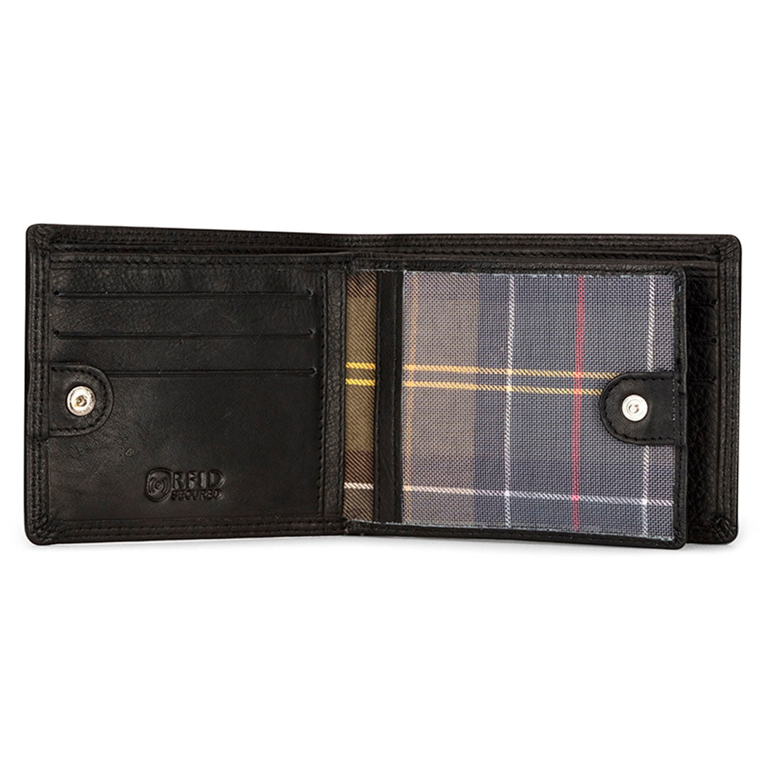 Hoggs of Fife Monarch Leather Credit Card Wallet #colour_black