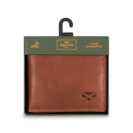 Hoggs of Fife Monarch Leather Credit Card Wallet #colour_hazelnut