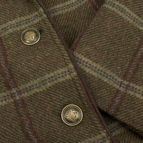 Hoggs of Fife Musselburgh Ladies Tweed Hacking Jacket #colour_bracken-tweed