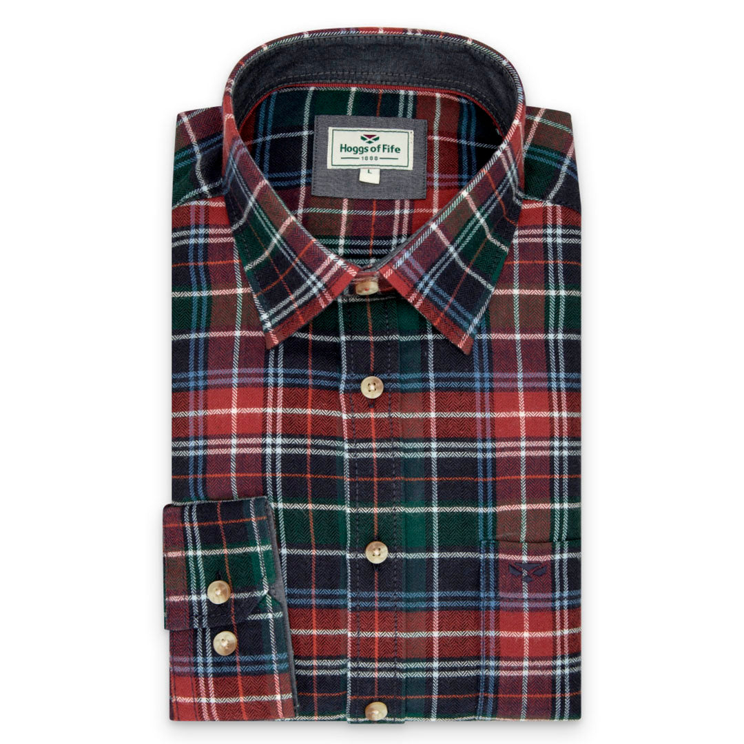 Hoggs of Fife Pitlochry Men's Flannel Check Shirt – GS Equestrian
