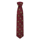 Hoggs of Fife Silk Country Tie #colour_flying-pheasant-wine