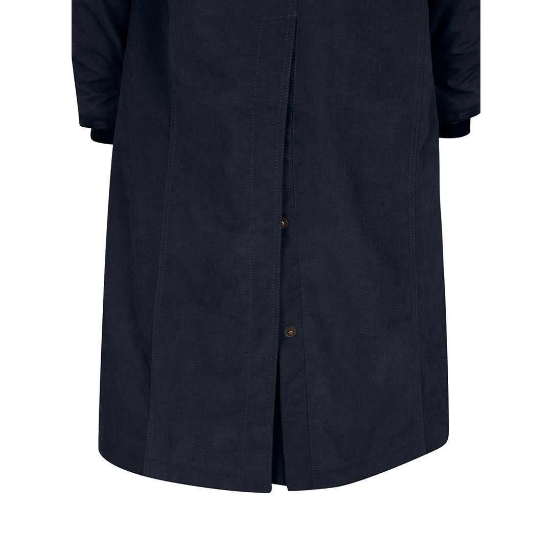 Hoggs of Fife Struther Ladies Waterproof Long Riding Coat #colour_navy
