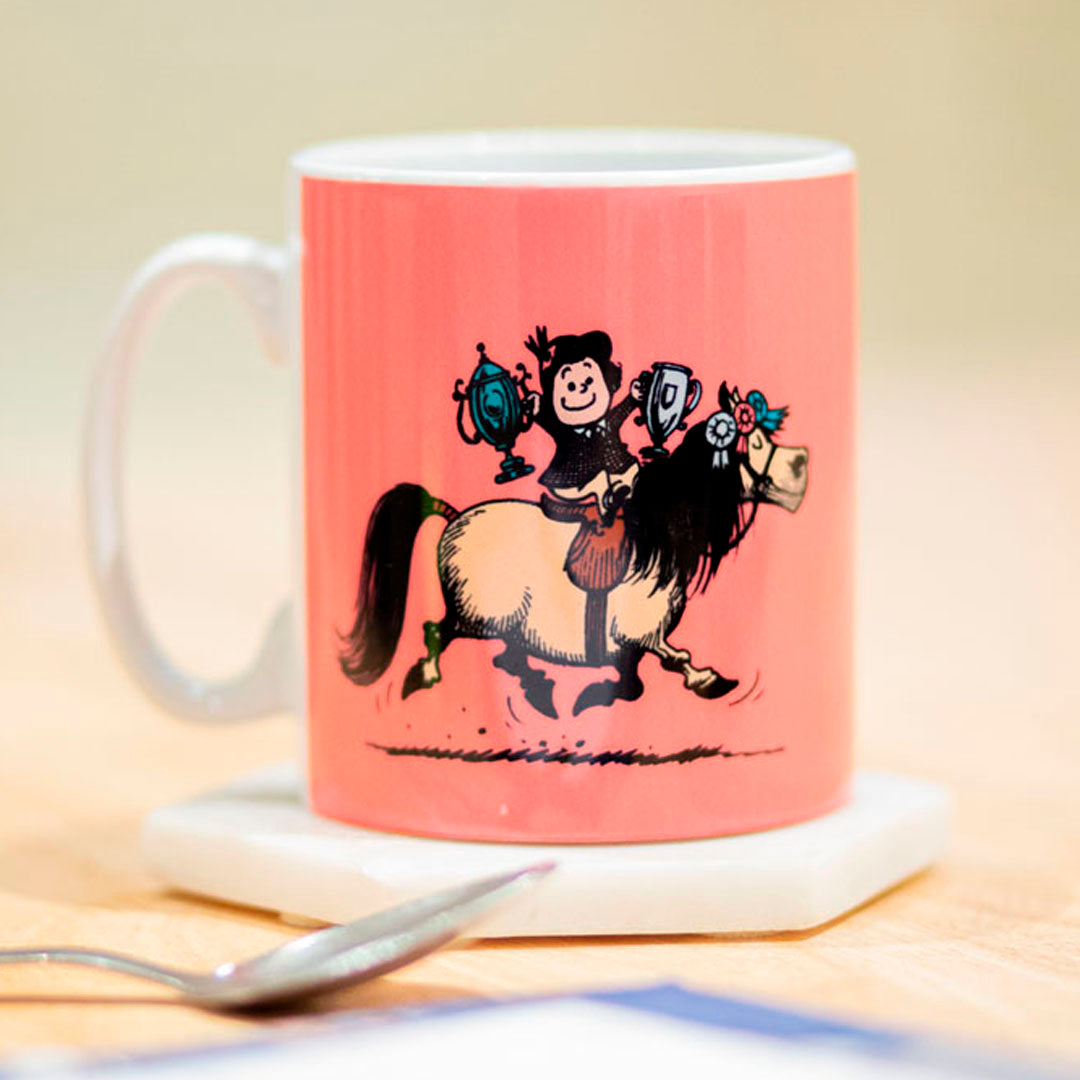 Hy Equestrian Thelwell Original Collection Mug #colour_pink