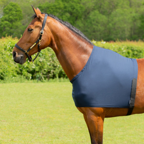 Hy Equestrian Lycra Flex Shoulder Vest #colour_navy