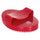 Imperial Riding Soft Curry Comb #colour_tango-red
