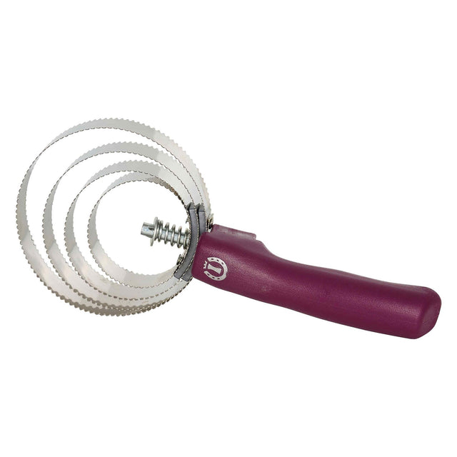 Imperial Riding Spring Comb Round With Handle #colour_dark-flower