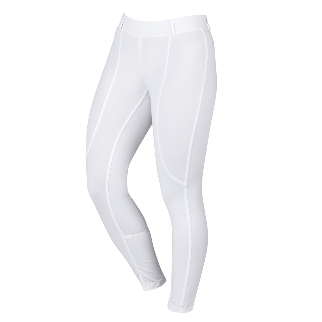 Dublin Performance Cool-It Gel Ladies Riding Tights #colour_white