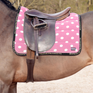 Supreme Products Dotty Fleece Saddle Pad  #colour_pretty-pink