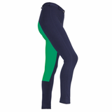 Shires Wessex Two Tone Jodhpurs Maids #colour_navy-green