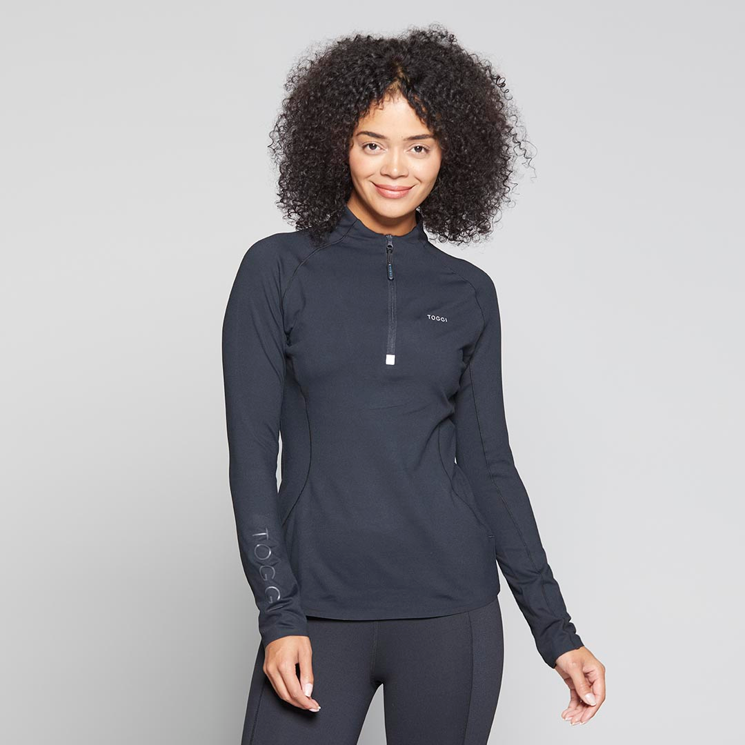 Toggi Reflector Women's Technical Base Top #colour_jet-black