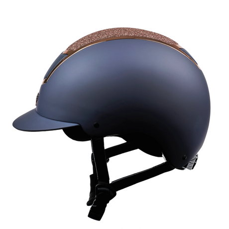 Karben Valentina Riding Hat #colour_navy-rose-gold