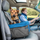 Kurgo Heather Booster Seat #colour_charcoal/blue