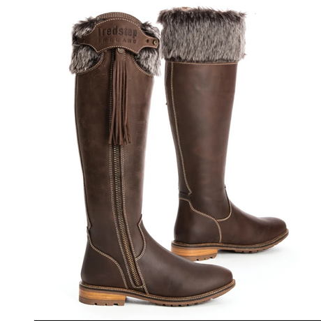 Tredstep Ireland Shannon H20 Fur Country Boots #colour_mahogany