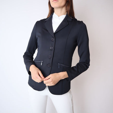 Montar Rebel Crystal Competition Jacket #colour_navy