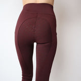Montar Rebel Crystal Riding Tights #colour_plum