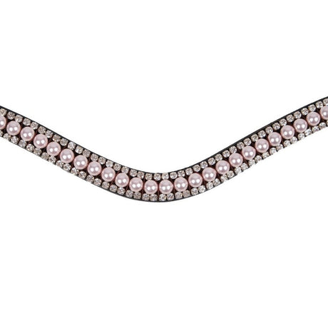 Montar Soft Pink Swarowski Pearl Browband #colour_black