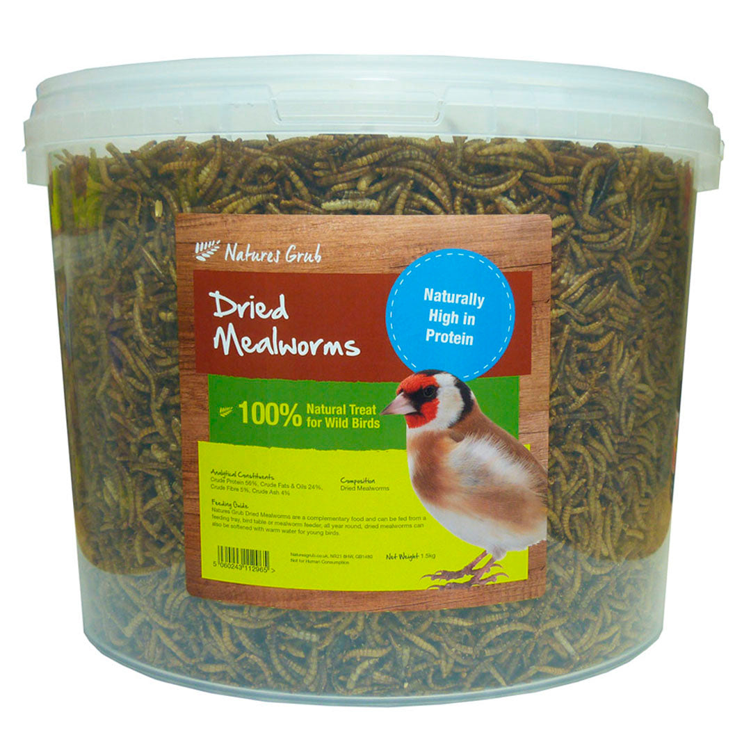 Natures Grub Dried Mealworms#size_1-5kg