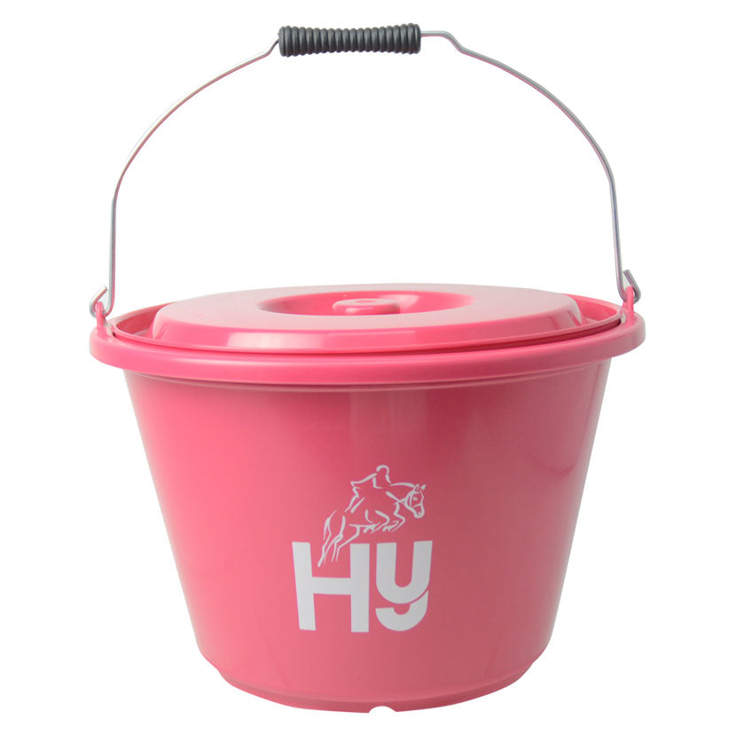 Hy Bucket with Lid - Pink - 18 litre