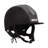 Champion Junior X-Air Peaked Hat Plus #colour_black-grey