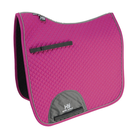HyWITHER Sport Active Dressage Saddle Pad #colour_cobalt-pink