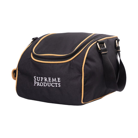 Supreme Products Pro Groom Riding Hat Bag #colour_black-gold