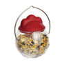 Battles Feathers & Beaky Peck-It Treat Dispenser #colour_red-clear