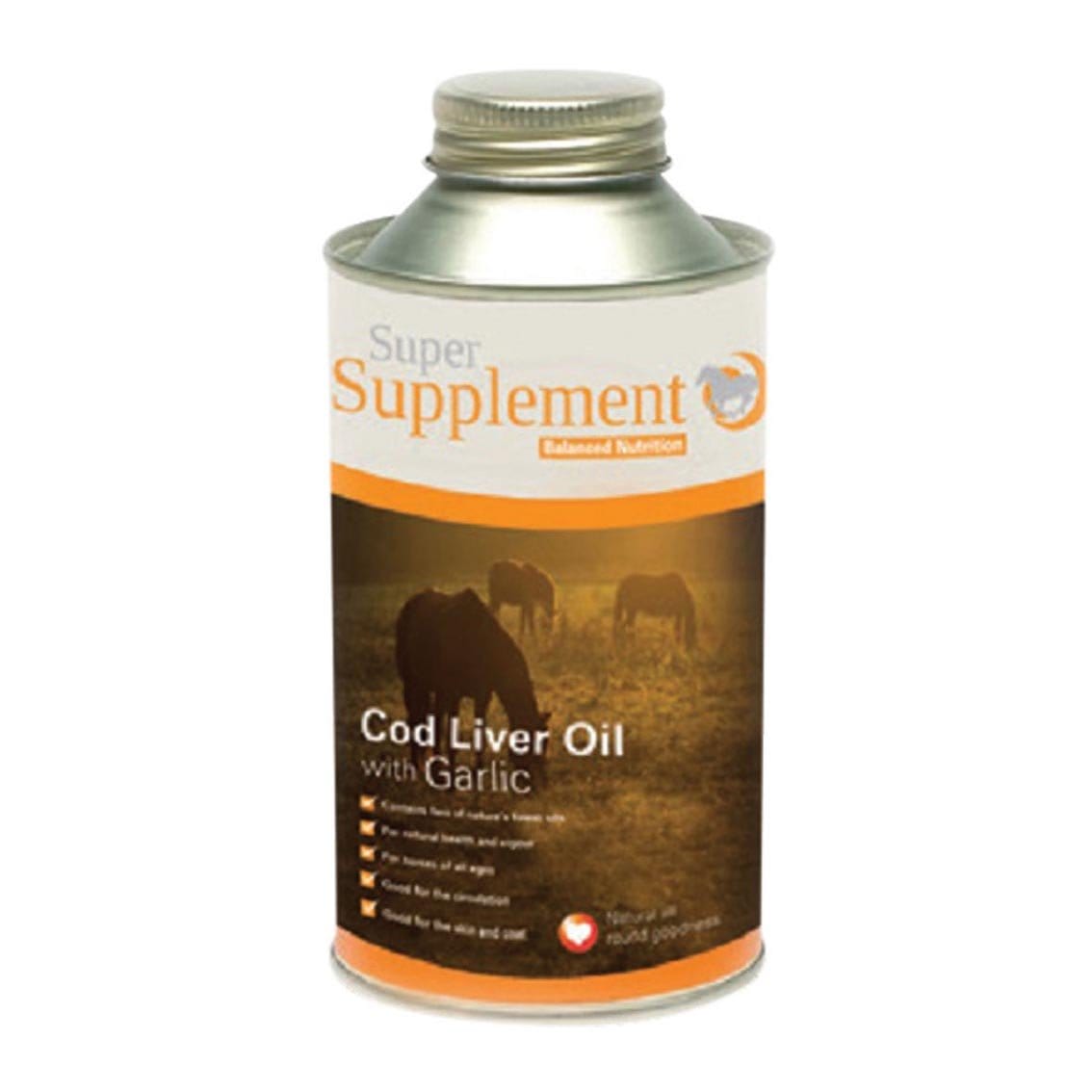 Super Supplement Cod Liver Oil with Garlic