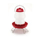 Battles Feathers & Beaky Top Fill Chicken Drinker 2 Litre #colour_red-clear