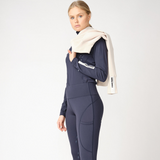PS of Sweden Navy Tiffany Zip Sweater #colour_navy