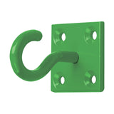 Perry Equestrian Chain Hook on Plate #colour_green