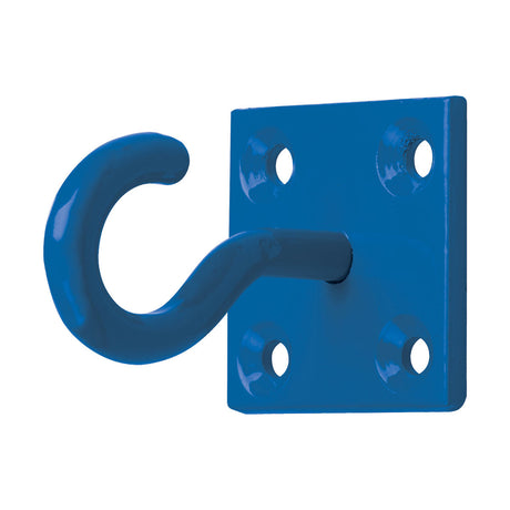 Perry Equestrian Chain Hook on Plate #colour_blue