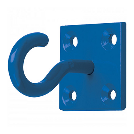 Perry Equestrian Chain Hook on Plate - Pack of 2 #colour_blue