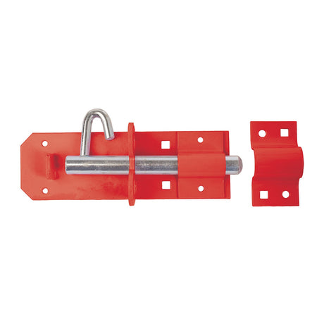 Perry Equestrian Heavy Brenton Padlock Bolts #colour_red