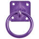 Perry Equestrian Swivel Tie Ring on Plate - Pack of 2 #colour_purple
