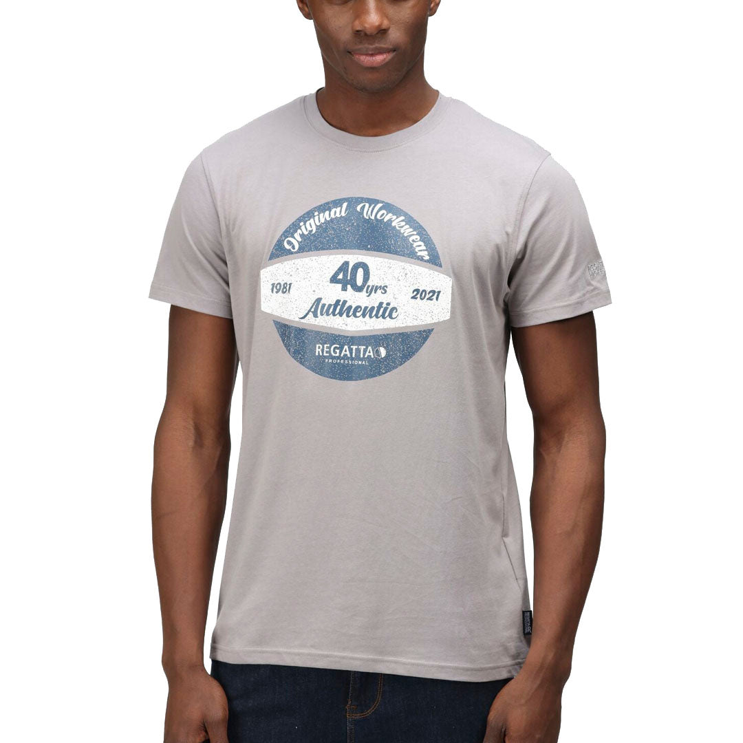 Regatta Professional Pro 40 Years T-Shirt #colour_grey