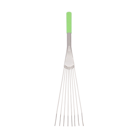 Red Gorilla Big Tidee Metal Rake Short Handle #colour_pistachio