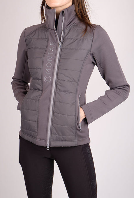 Montar Emma Junior Quilted Jacket #colour_grey